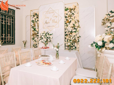 Cho thuê bàn ghế đám cưới theo phong thủy - Tuấn Nguyễn