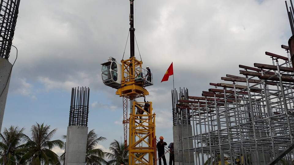 Cho thuê cẩu tháp, nhận lắp đặt cẩu tháp vận thăng