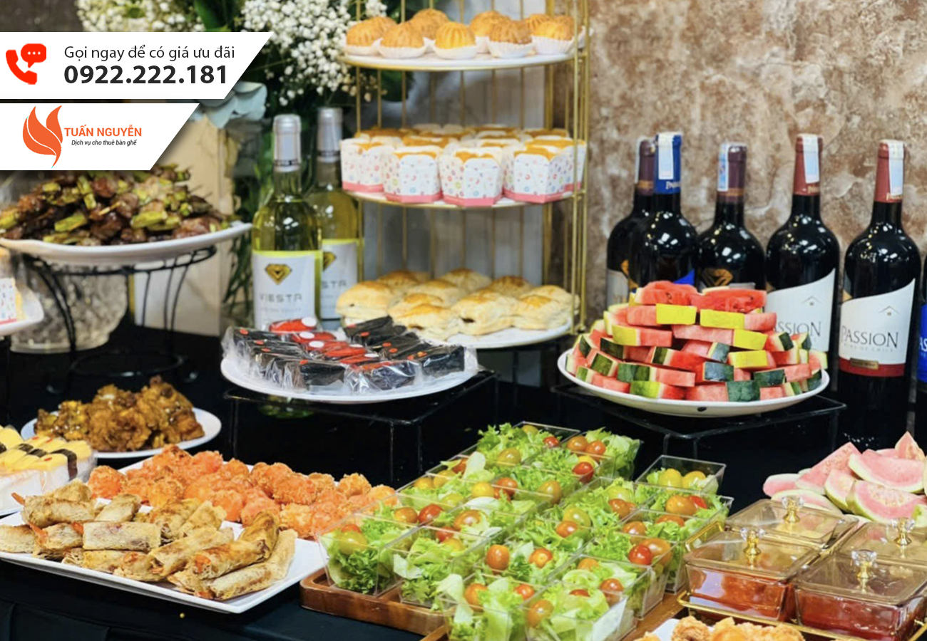 Các loại dụng cụ tiệc buffet phổ biến hiện nay