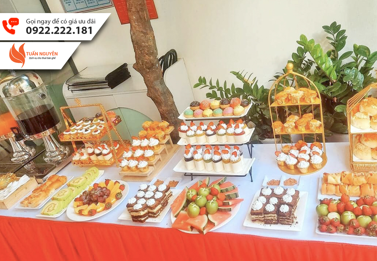 Cho thuê dụng cụ tổ chức tiệc giá ưu đãi dành cho khách hàng