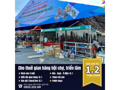 Cho Thuê Gian Hàng Hội Chợ, Triển Lãm Giá Rẻ Tại Huyện Hóc Môn, TP.HCM