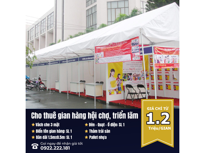 Cho Thuê Gian Hàng Hội Chợ, Triển Lãm Giá Rẻ Tại Quận 8, TP.HCM
