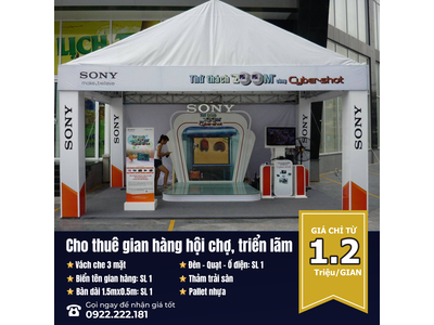 Cho Thuê Gian Hàng Hội Chợ, Triển Lãm Giá Rẻ Tại Quận Bình Thạnh, TP.HCM