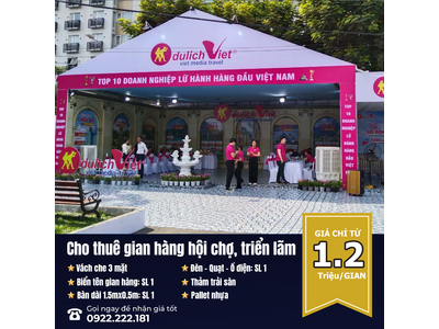 Cho Thuê Gian Hàng Hội Chợ, Triển Lãm Giá Rẻ Tại Quận Gò Vấp, TP.HCM