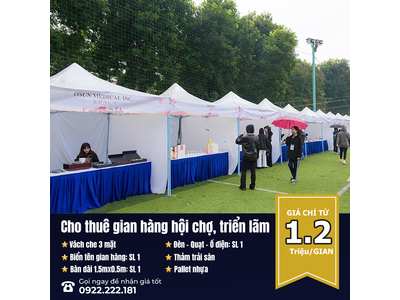 Cho Thuê Gian Hàng Hội Chợ, Triển Lãm Giá Rẻ Tại Quận Phú Nhuận, TP.HCM