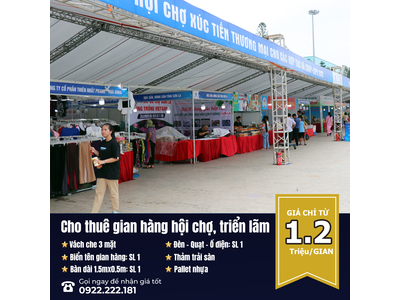Cho Thuê Gian Hàng Hội Chợ, Triển Lãm Giá Rẻ Tại Quận Tân Bình, TP.HCM