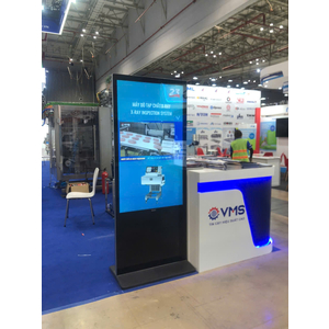 Cho thuê màn hình tivi standee, StanbyME, LCD, Tivi quảng cáo chân đứng 43, 49, 50, 55, 65 in cho sự kiện triển lãm SECC, Quận 1, Quận 12, Bình Dương