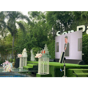 Nơi cho thuê màn hình led cho đàm cưới tại nhà ở tp hcm, màn hình led sân khấu cưới