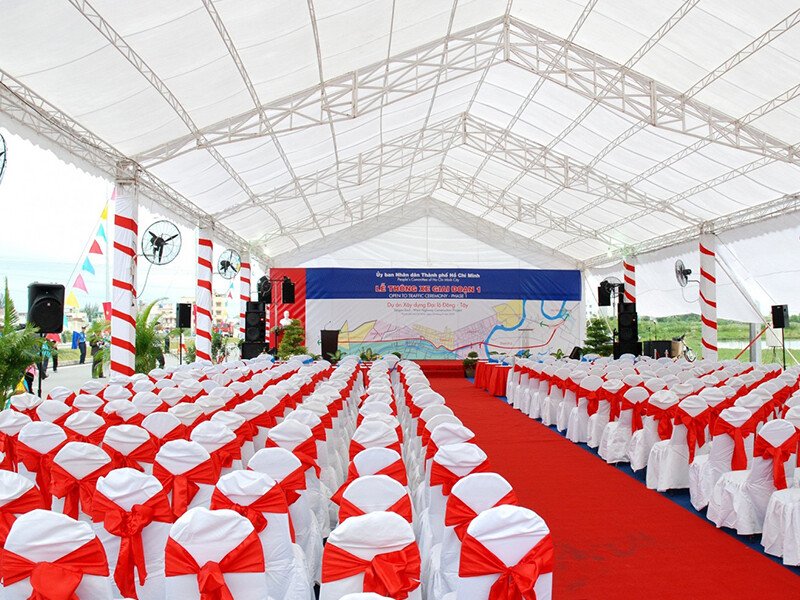 Cho thuê khung rạp hội chợ, đám cưới giá rẻ tại Quận 2 TPHCM – Tuấn Nguyễn