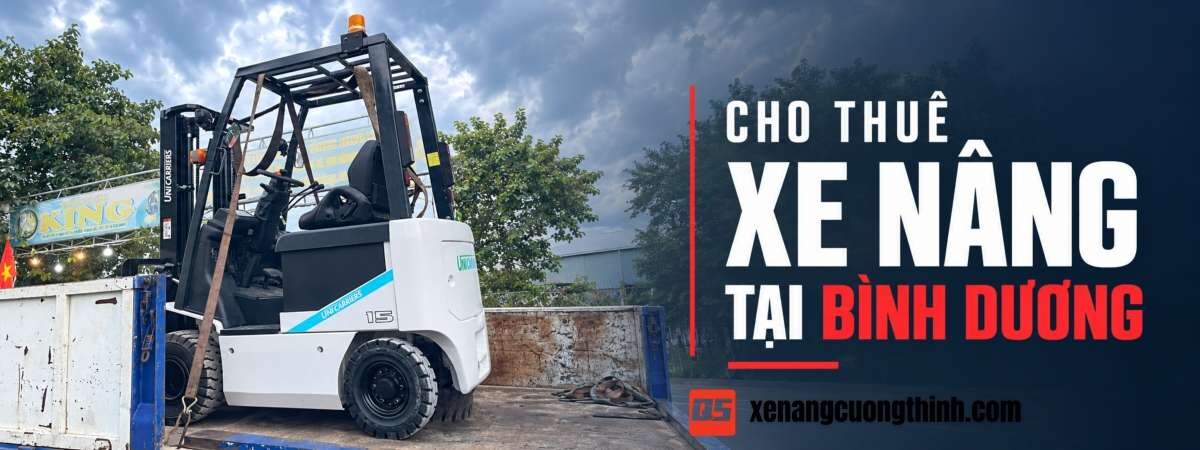 Dịch Vụ Cho Thuê Xe Nâng Nhật Bãi Toyota, Mitsubishi.... tại Bình Dương
