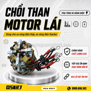 Chổi Than Motor Lái Xe Nâng Tay Điện