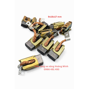 CHỔI THAN MOTOR XE NÂNG DC 9X16X17MM