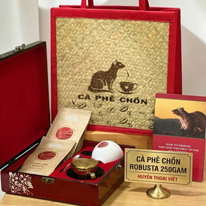 Cafe Chồn Robusta (250gram) - Kèm Túi Cao cấp