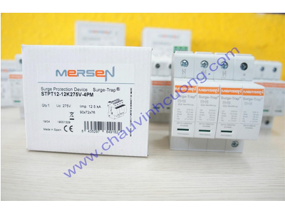 Chống sét lan truyền 3 pha 4P cấp 1+2, 275V (230/400) có tiếp điểm báo hiệu