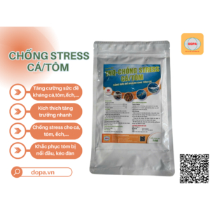 CHỐNG STRESS CÁ/TÔM ( 1kg ): Giải pháp chống stress cho tôm, cá hiệu quả với thuốc thuỷ sản