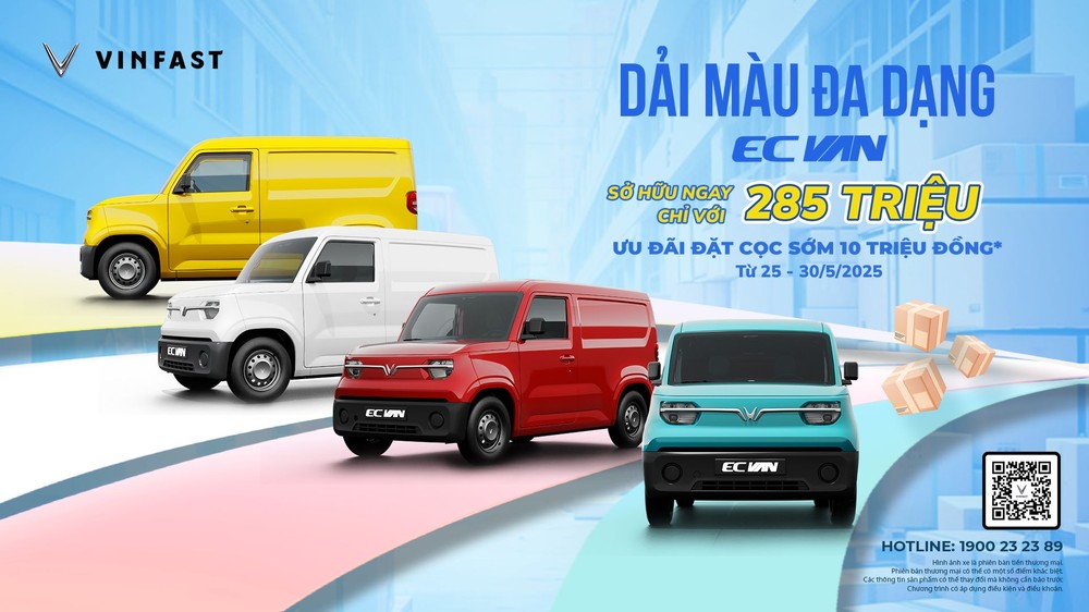 Chủ hộ kinh doanh chọn VinFast EC Van vì bài toán kinh tế ‘lời hơn thấy rõ’