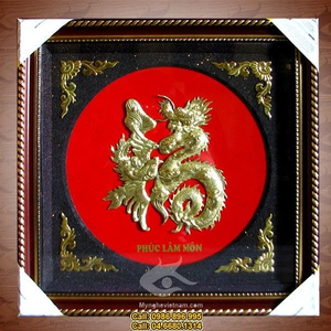 Chữ Phúc, Lộc, Thọ, Đức, Tâm, Nhẫn hóa rồng