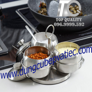 Hủ inox đựng gia vị