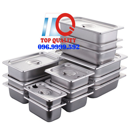 cont inox, pan nhựa đen, pan nhựa trắng, pan inox, pan lỗ