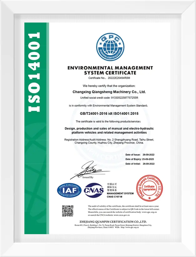 Chứng Nhận ISO45001
