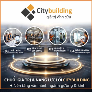 📌 CHUỖI GIÁ TRỊ & NĂNG LỰC LÕI CITYBUILDING – NỀN TẢNG VẬN HÀNH NGÀNH GƯƠNG & KÍNH