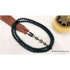 Chuỗi tràng hạt đá Mã Não mờ (Tây Tạng) 10mm