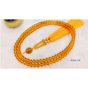 Chuỗi tràng hạt Hổ Phách vàng (nhân tạo)