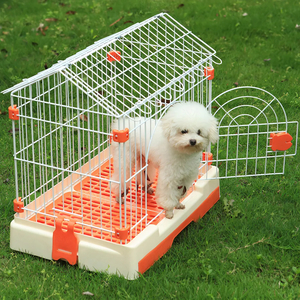 Chuồng chó mèo bằng sắt mái chóp AUPET Conical Dog Cage