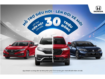 Chương trình hỗ trợ đổi xe chính hãng “ hỗ trợ siêu hời – lên đời xế mới”