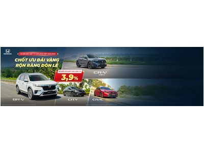 Chương trình khuyến mại của các dòng xe ô tô Honda trong tháng 4 năm 2025