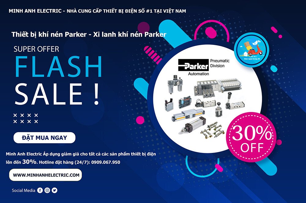 Chương trình ưu đãi Parker: Xi lanh khí nén Parker