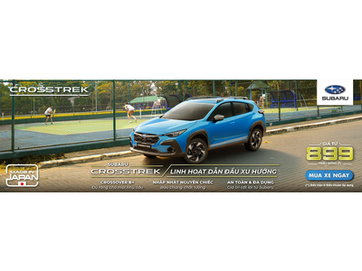 CHƯƠNG TRÌNH KHUYẾN MẠI THÁNG 05/2026 DÀNH CHO XE SUBARU CROSSTREK Subaru Crosstrek – mẫu Crossover mang đậm phong cách thể thao, năng động, kết hợp g
