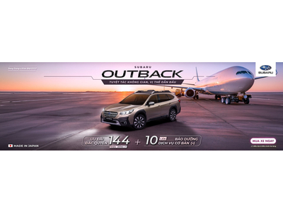 CHƯƠNG TRÌNH KHUYẾN MẠI THÁNG 10/2026 DÀNH CHO XE SUBARU OUTBACK