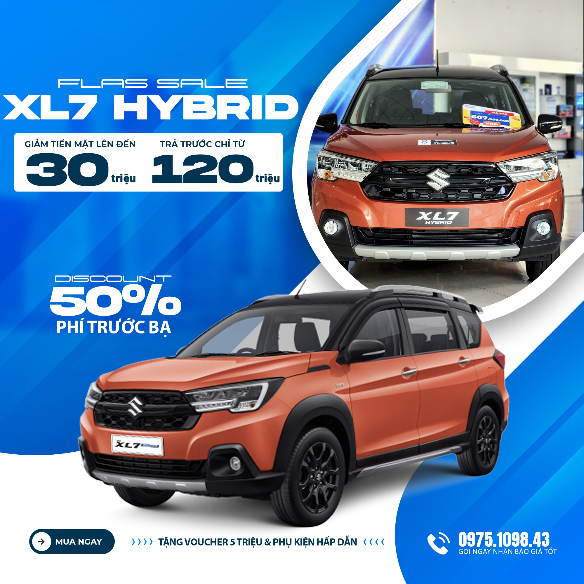 Chương trình khuyến mãi XL7 Hybrid tại Suzuki Việt Long