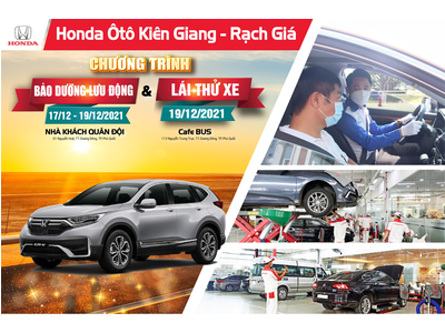 Chương trình ” Lái Thử Honda – Nhận Quà Thả Ga” tại Tp. Phú Quốc – 19/12/2021