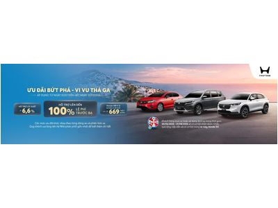 CHƯƠNG TRÌNH ƯU ĐÃI KHI MUA Ô TÔ HONDA THÁNG 7/2026: ƯU ĐÃI BỨT PHÁ – VI VU THẢ GA