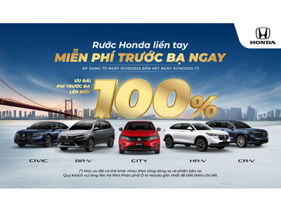 CHƯƠNG TRÌNH ƯU ĐÃI XE HONDA THÁNG 10/2025 Mới Nhất.