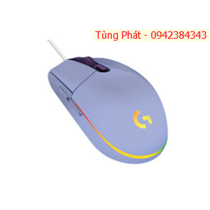 Chuột dây Logitech G203 Lightsync Gaming (USB/RGB) Tím