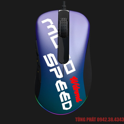 Chuột Gaming Motospeed V100PRO (PW3327) NEW RGB có LED thay đổi theo DPI Blue