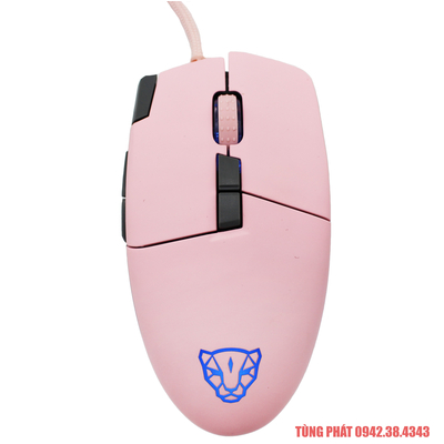 Chuột Gaming Motospeed V200 LED RGB (Hồng)