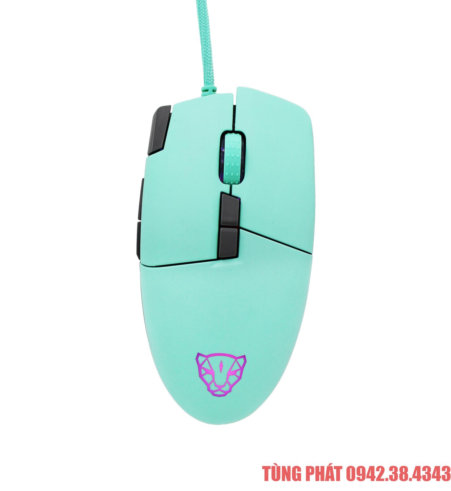 Chuột Gaming Motospeed V200 LED RGB (Xanh)