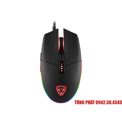 Chuột Gaming Motospeed V50 (A3050) RGB có LED thay đổi theo DPI