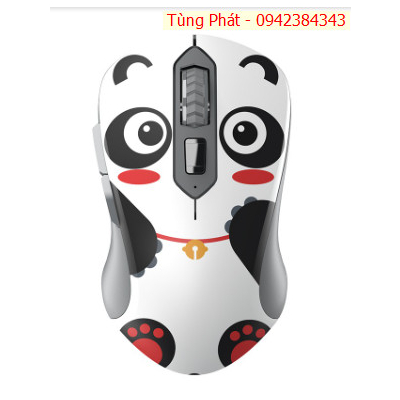 Chuột không dây DAERU LM115G MULTI-COLOR PANDA