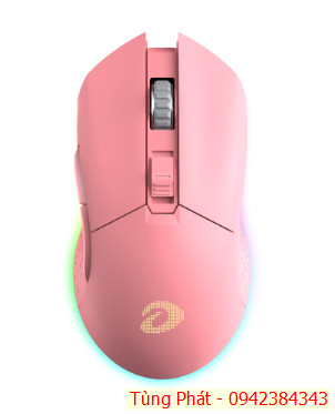 Chuột không dây DAREU EM901 RGB (Hồng)