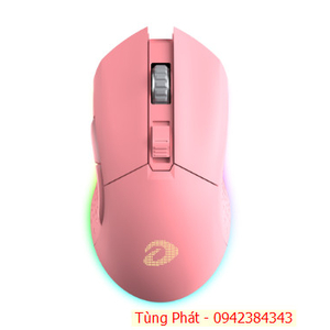 Chuột không dây DAREU EM901 RGB (Hồng)