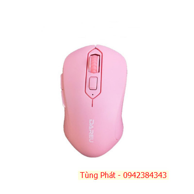 Chuột không dây DAREU LM115G PINK