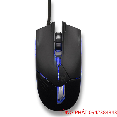 Chuột máy tính có dây Zidli ZM500 Đen