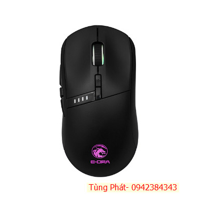 Chuột máy tính E-dra EM620W Màu đen