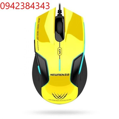 Chuột Newmen N500 Plus- Vàng Đen