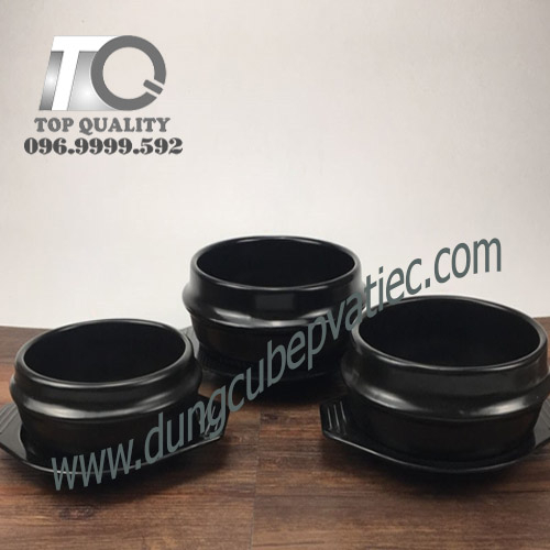 thố đen , thố cơm trộn, tô trộm hàn quốc, thố đá hàn quốc, nồi luộc bánh, nồi luộc gà